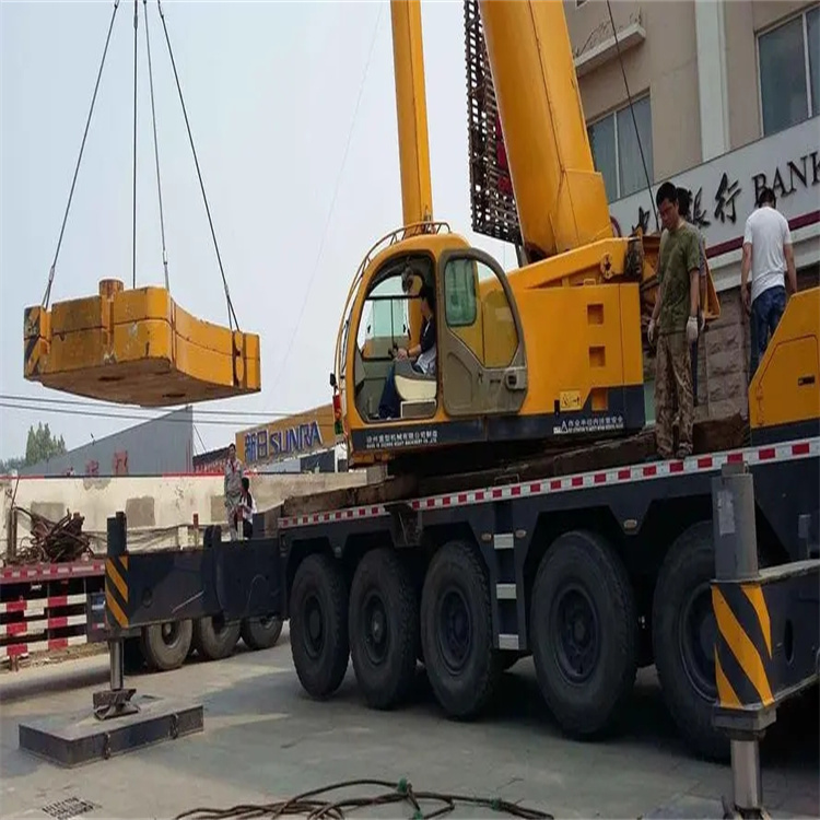 苏州吴江当地吊车出租|机器吊装|75吨|工厂搬迁服务